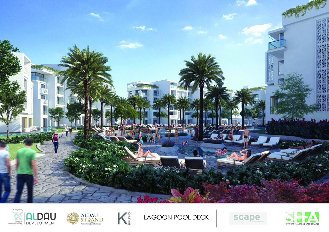 ALDAU Strand site master plan and buildings