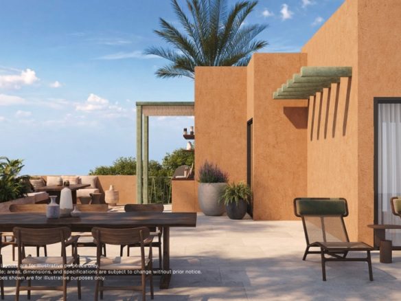 Ledge Valley Makadi Heights three bedroom garden duplex project illustration