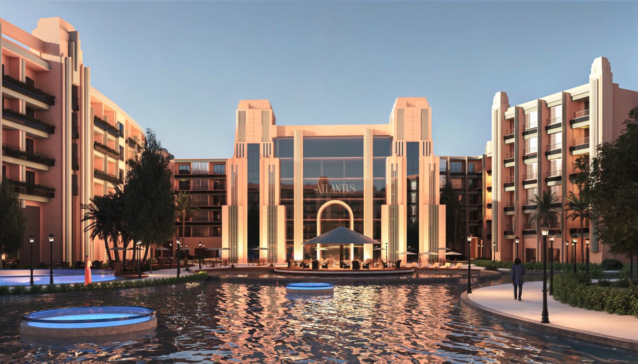 Atlantis Resort Hurghada exterior overlooking the swimming pool